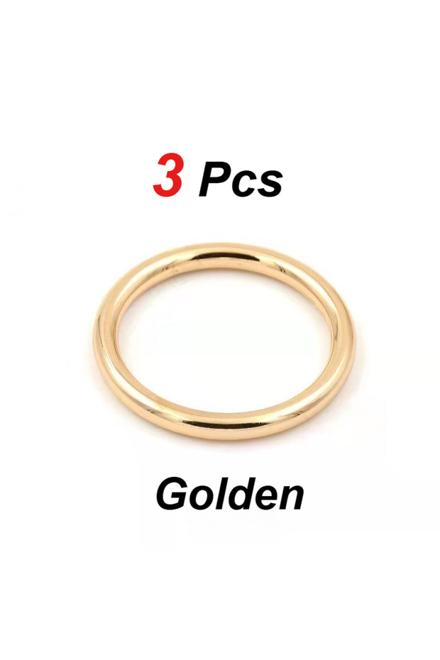 3 Pcs Golden 3 PCS Adjustable Clothing Buckles - Hem and Cuff Clip, No Need to Sew T-Shirts, Shirts,