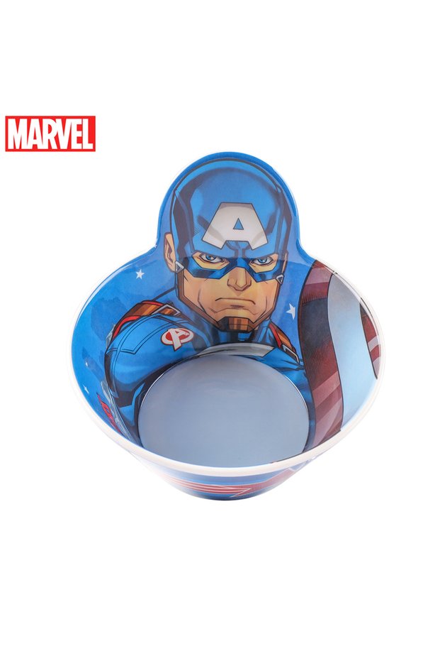 DW22068-CA 1PC Avengers Officially Licensed Spider-Man Hulk Thor Melamine Bowl Heat Resistant Shatte