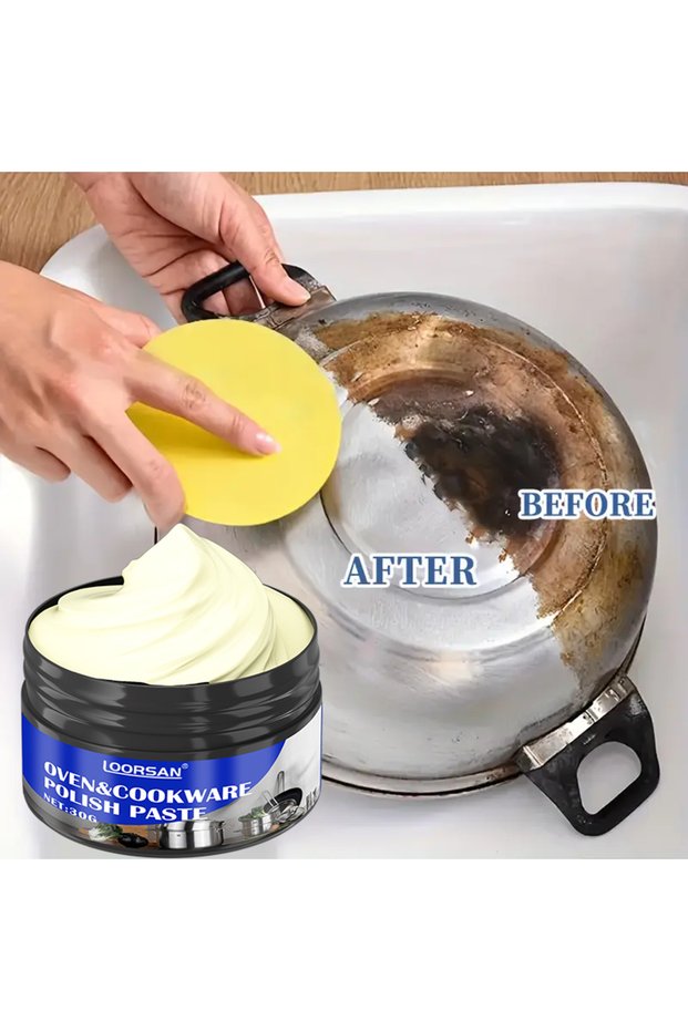 30ml LOORSAN Metal Cream Rust Remover 30g Universal Polishing Paste Multi-Purpose Kitchenware Cleani