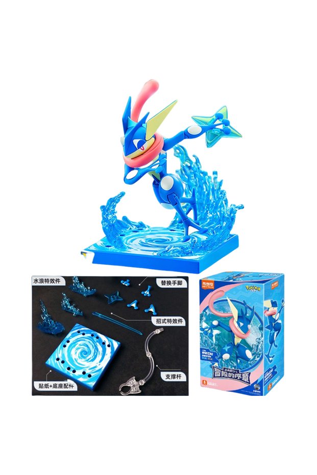 Greninja BLOKEES Pokémon Ceruledge Greninja Action Figure Collectible Peripheral Movable Joints Mode