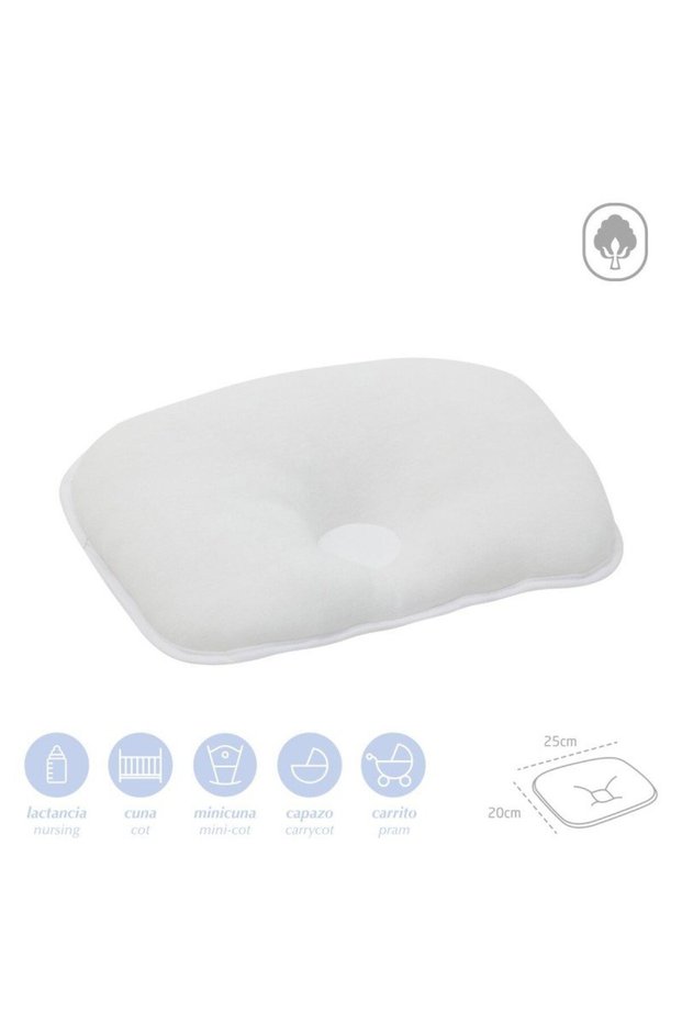 ARM PILLOW 25x20x1 CM LISO E WHITE