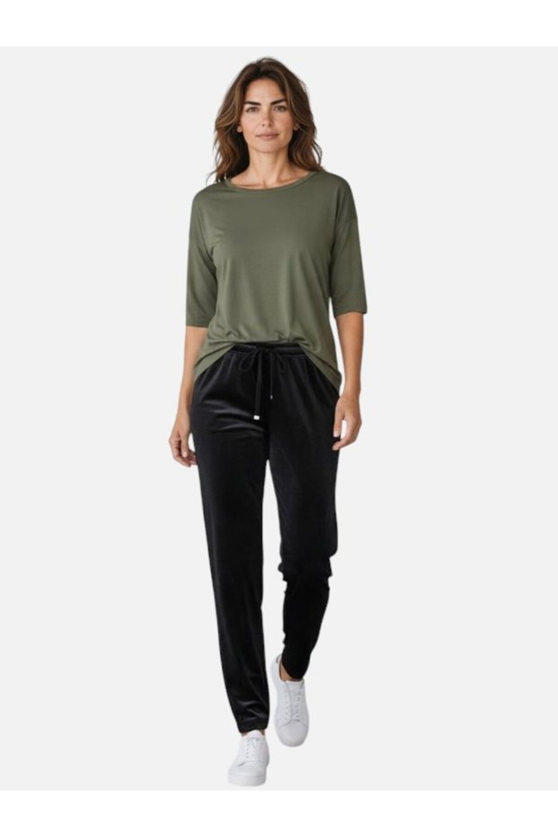 Women's French Velvet Stretchy, Flowy, Soft Pajama Bottoms