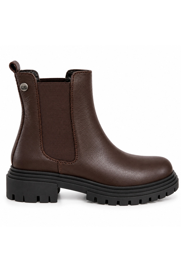 Varen Brown Genuine Leather Women's Boots