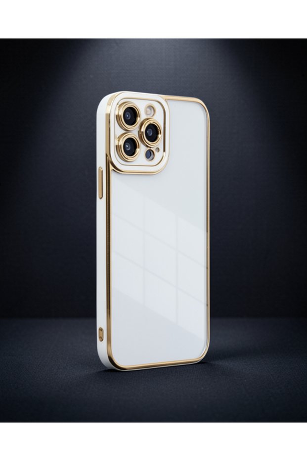 Apple iPhone 13 Pro Case Liva Lens Silicone - White