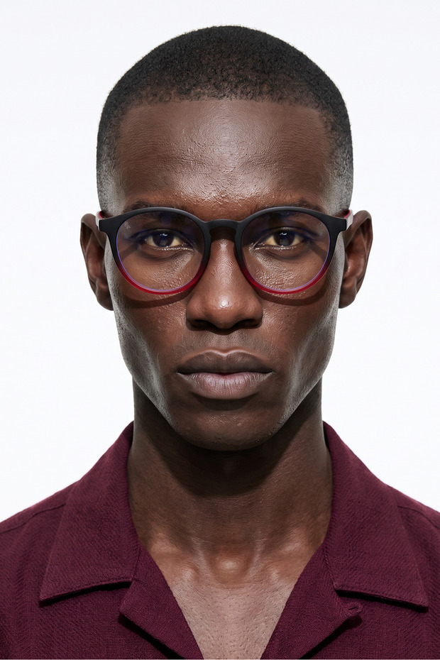 Carmel Black Red Blue Light Protective Glasses