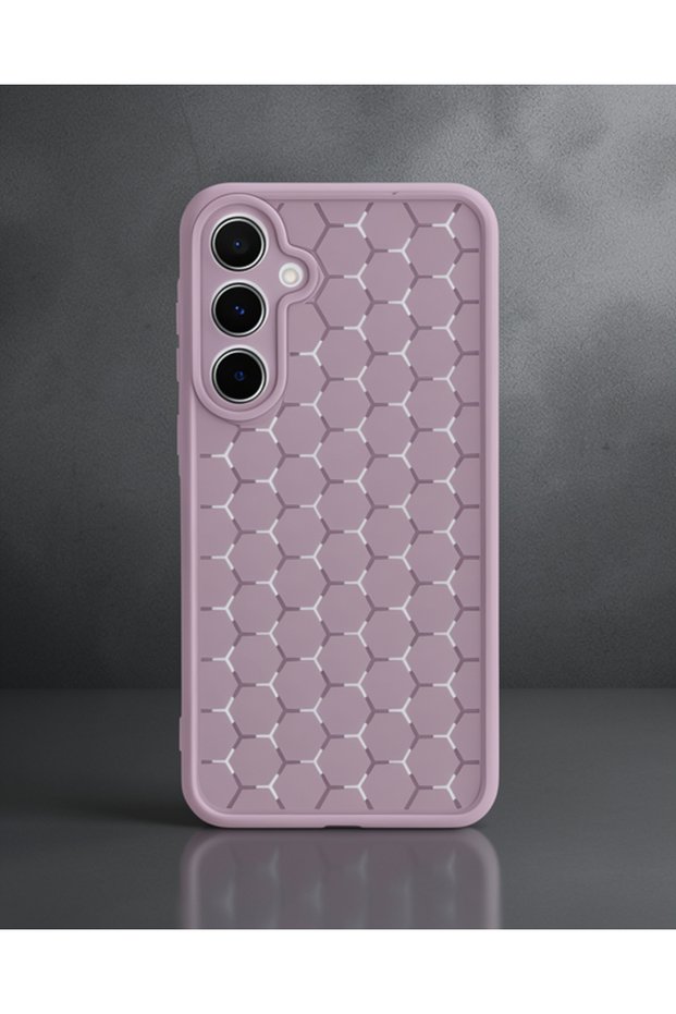Samsung Galaxy A25 5g Case Honeycomb Silicone Cover - Lilac