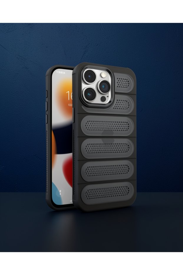 Apple iPhone 14 Pro Case Airmax Silicone Cover - Black