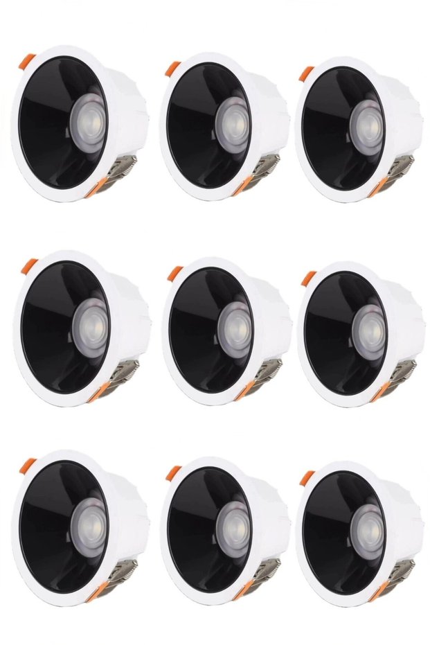 كشاف همر LED مانع للتوهج 7 واط مقاس 7 سم إضاءة صفراء