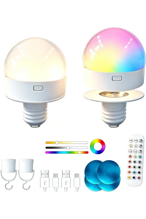 مصباح اضاءة LED بتصميم قبة قابل لاعادة الشحن E26
