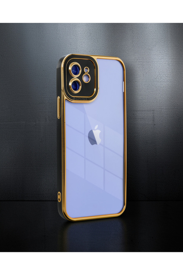 Apple iPhone 12 Case Liva Lens Silicone - Black