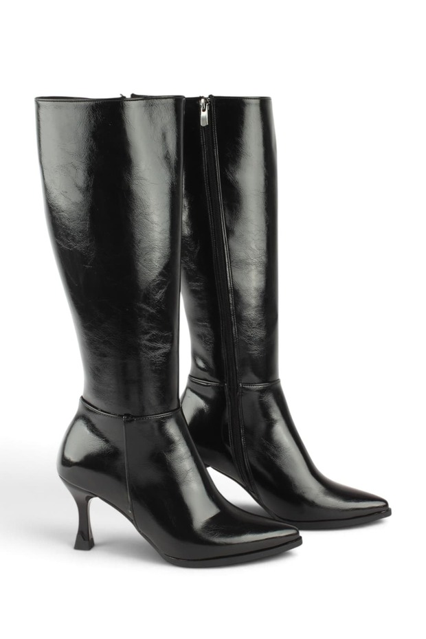 Janai̇ Pointed Toe Women's Heeled Boots