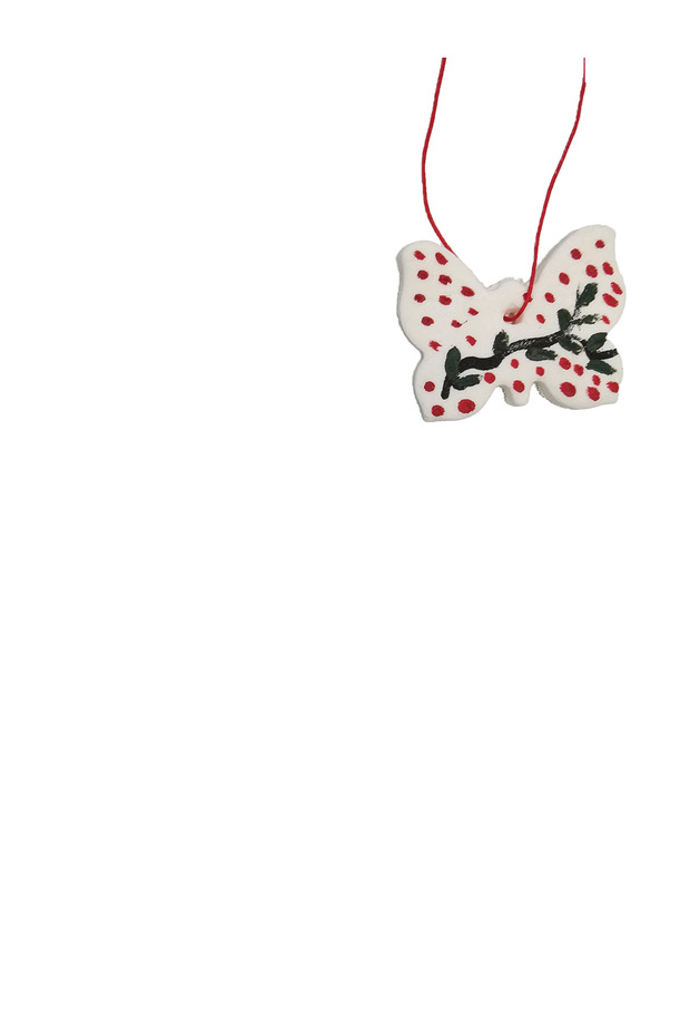 Painted butterfly globe