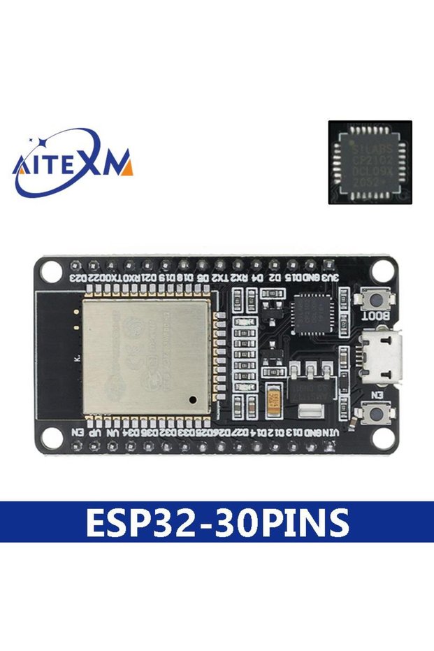لوحة تطوير ESP32-CP2102-MICRO CH340C واي فاي+بلوتوث ثنائية النواة منخفضة الطاقة للغاية ESP32-Dev