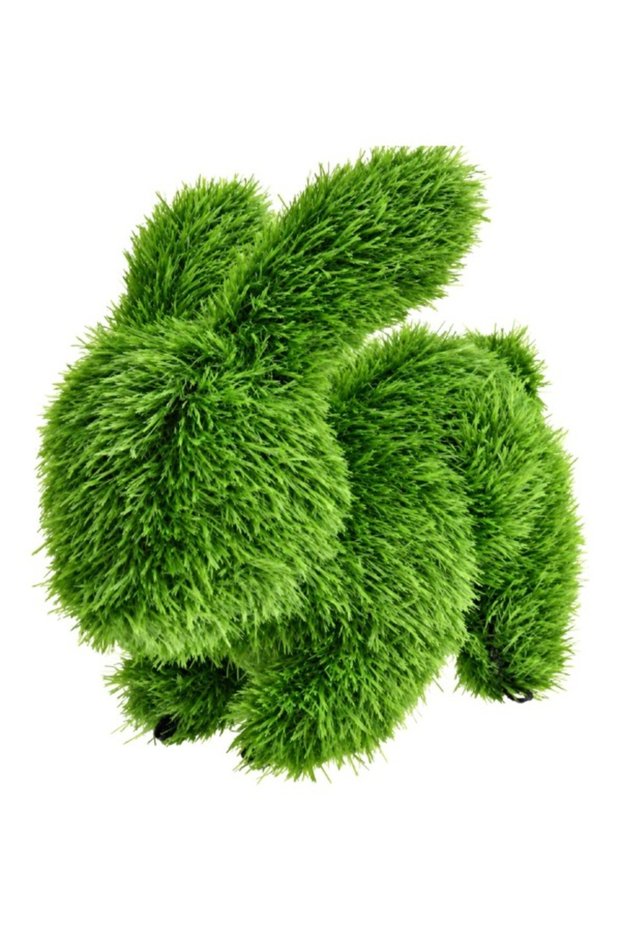 Decorative Rabbit Shaped Animal Artificial Grass
