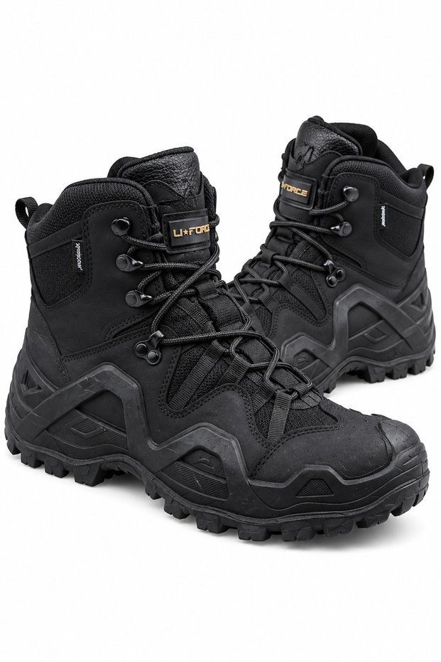 Genuine Leather Tactical Boots Men's Waterproof Cold-Proof Outdoor Winter Boots