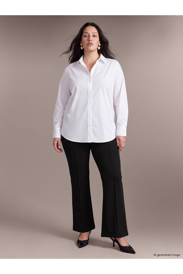 Ozmarka New Season Black Slimming Plus Size Women's Leggings Pants
