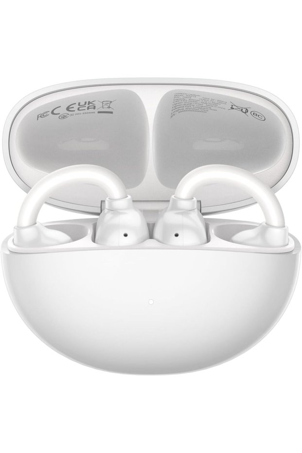 سماعات أذن لاسلكية مفتوحة من نوع ClipBuds (باللون الأبيض)