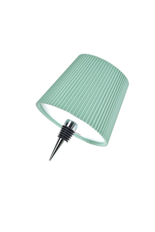 changeable light green Wireless Bottle Table Lamp Touch Control of 3 Colors and Stepless Dimming Nig