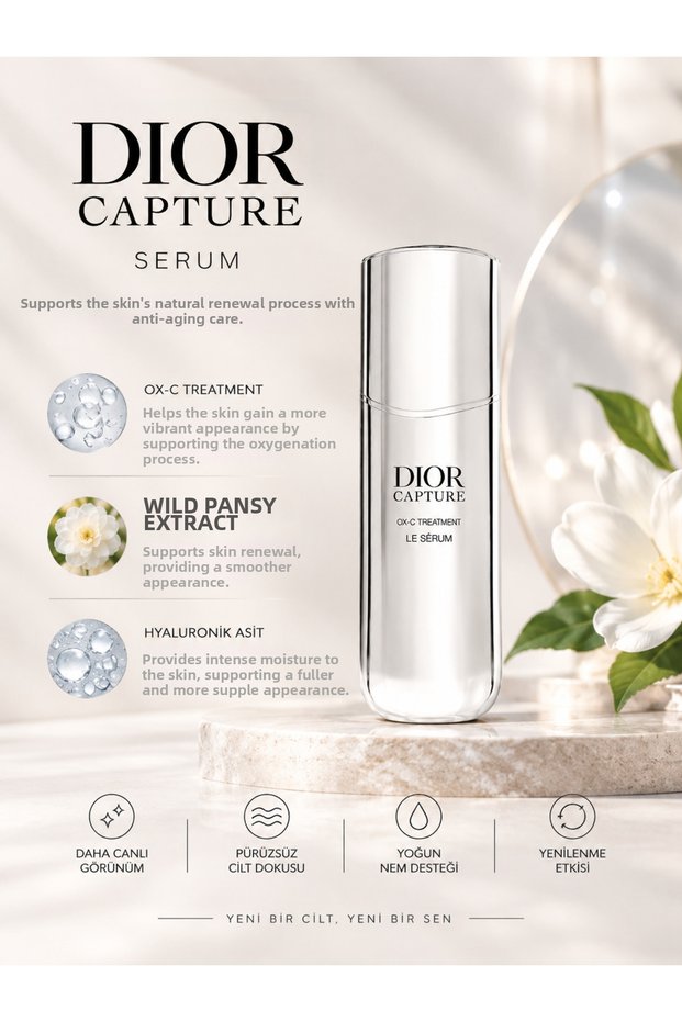 Capture Le Sérum 30 ml Ox-C Treatment – Renewing and Moisturizing Facial Care Serum