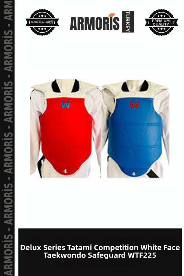 Delux Series Tatami Sparring Competitor White Face Taekwondo Safeguard Wtf225