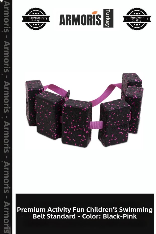 Premium Activity Entertainment Auxiliary Child Swimming Belt Standard-Color: Black-Pink