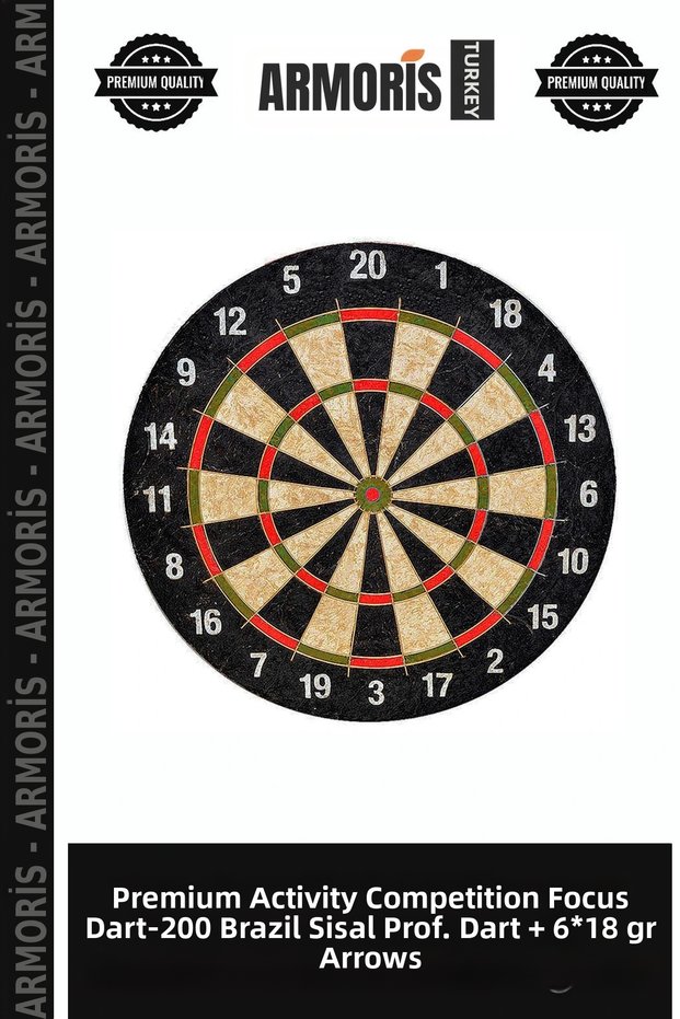 Premium Activity Competition Focus Dart-200 Brazil Sisal Prof. Dart + 6*18 Gr Arrow