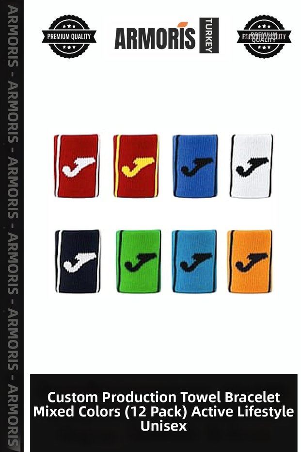 Special Production Towel Bracelet Mixed Color (12 Li) Active Life Activity Unisex