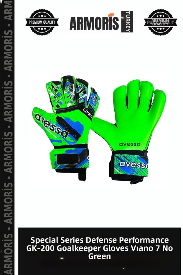 Special Series Defense Mac Gk-200 Goalkeeper Glove Viano 7 No Green