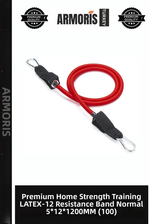 Premium Home Power Sports Latex-12 Resistance Rubber Band Normal 5*12*1200mm (100)