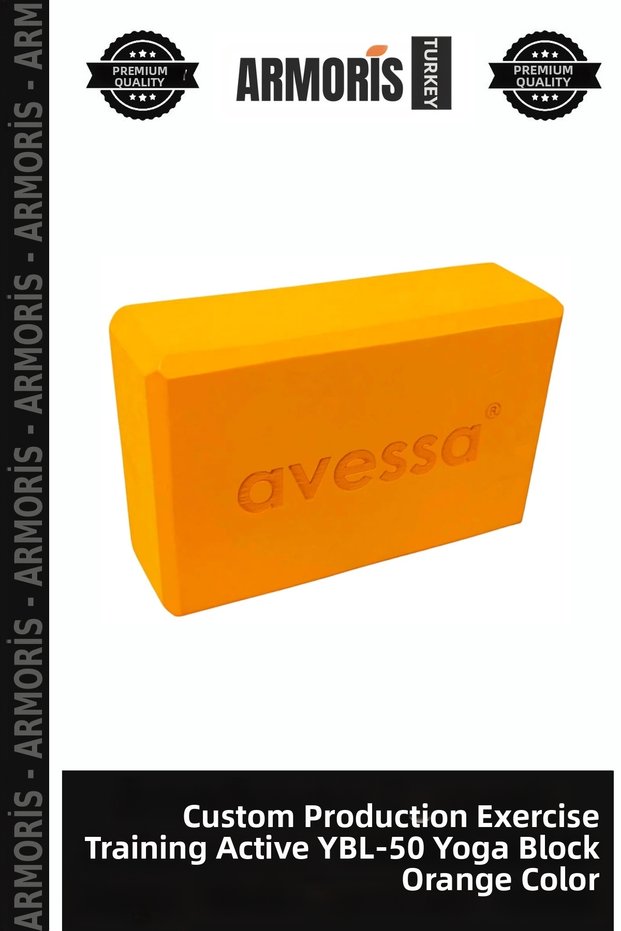 Special Edition Exercise Training Active Ybl-50 Yoga Block Orange Color