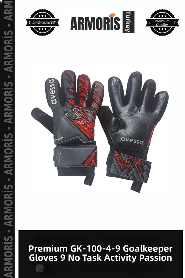 Premium Gk-100-4-9 Goalkeeper Glove No 9 Task Event Passion