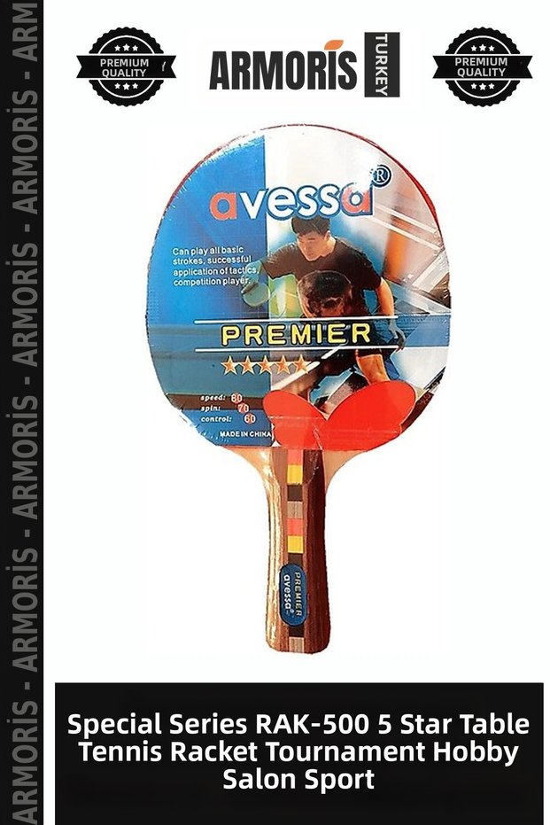 Special Series Rak-500 5 Star Table Tennis Racket Tournament Hobby Hall Sport