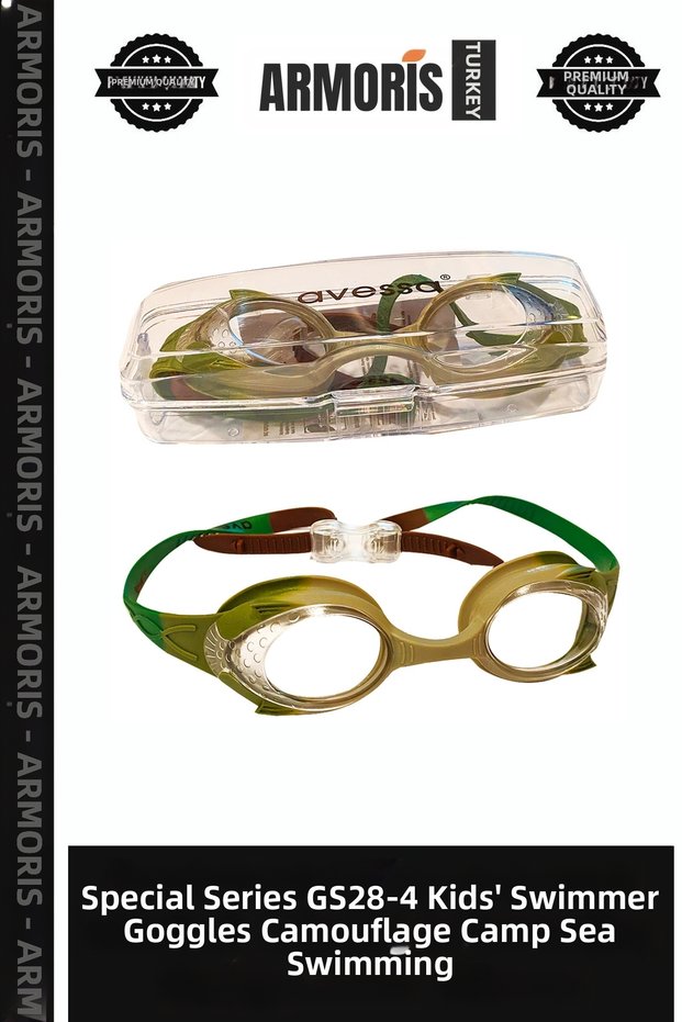 Special Series Gs28-4 Children's Swimming Goggles Camouflage Camping Sea Swimming