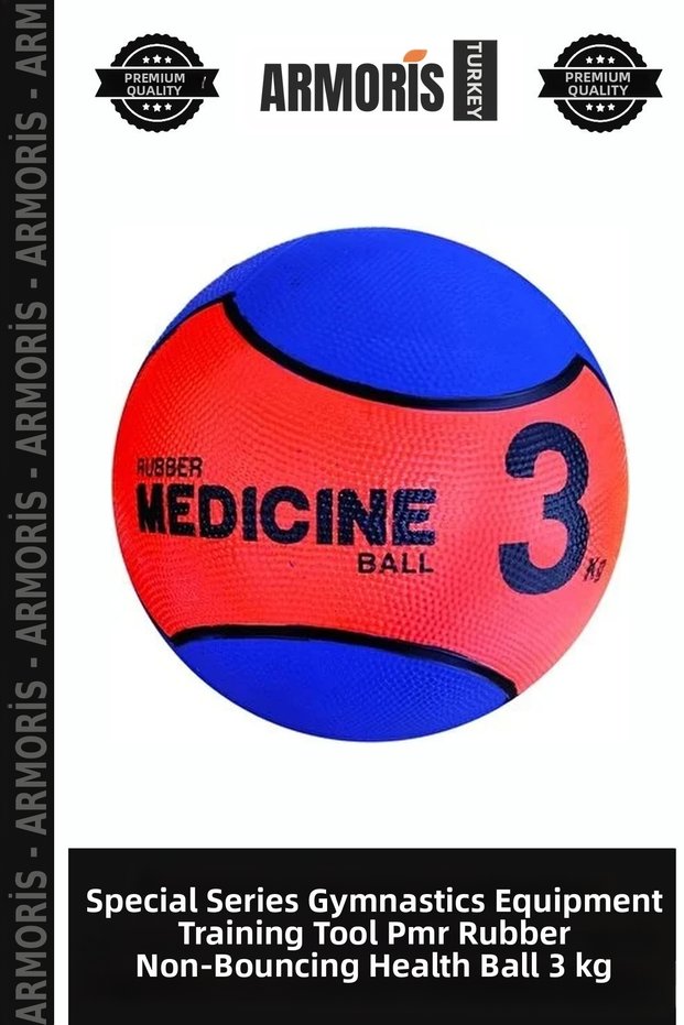 Special Series Gymnastics Equipment Training Tool Pmr Rubber Non-Bouncing Health Ball 3 kg