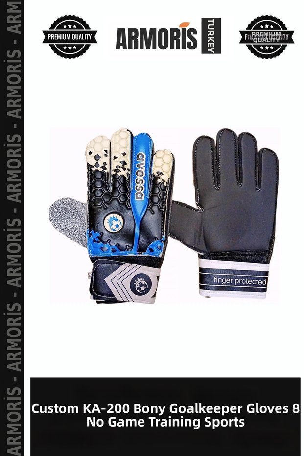 Special Production Ka-200 Boneed Goalkeeper Gloves No 8 Game Training Athlete