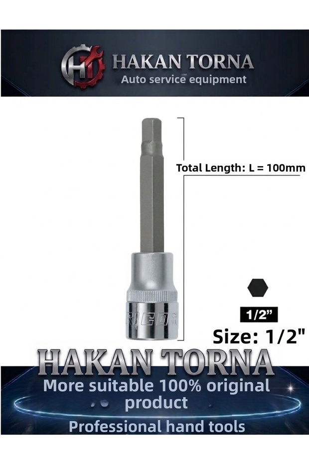 1/2 5mm socket allen long socket wrench