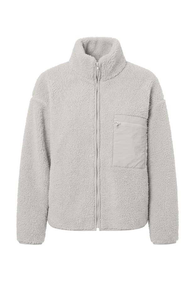 Gray Regular Fit Cashmere Bomber Slim Jacket Coat Twoaw26Mo00109