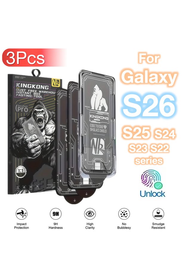 Galaxy S25 Ultra 3Pcs HD 3Pcs For Galaxy S26 Ultra S25 Edge S24 S23 S22 Plus Tempered Glass Screen