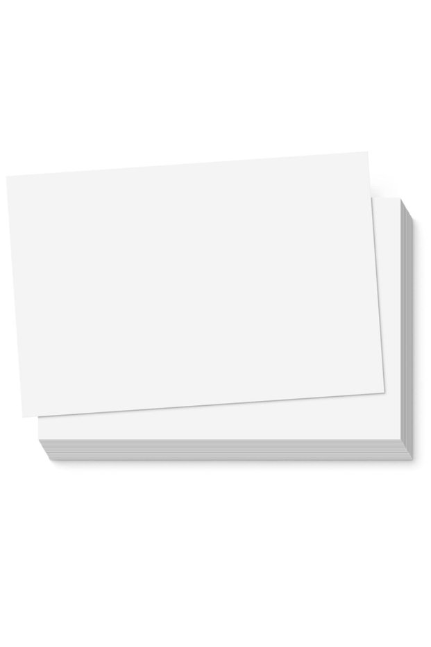 WHITE 60 Pcs Postcard Paper Cardstock (Both Sides Blank) For Art or Blank Postcards for Mailing