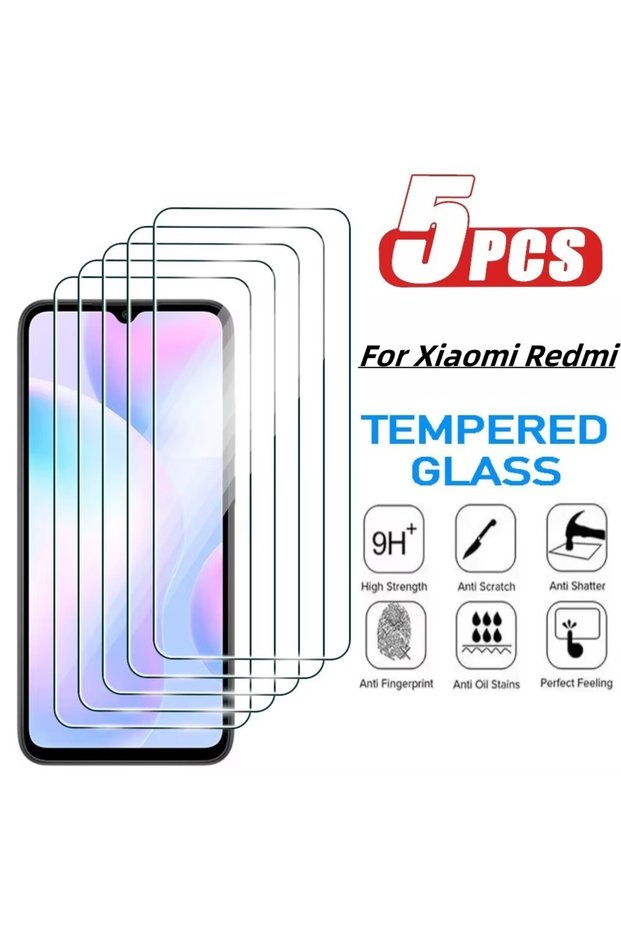 Tempered Glass 5Pcs Redmi Note 12 5Pcs Tempered Glass For Xiaomi Redmi Note 12T 12R 13 Pro 14 4G 5G