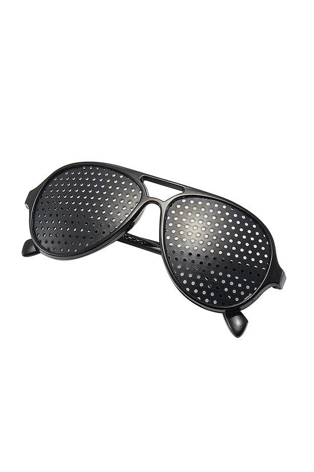 B Anti-myopia Astigmatism Glasses Vision Correction Fatigue Pin Hole Glasses With Holes For Men Wome