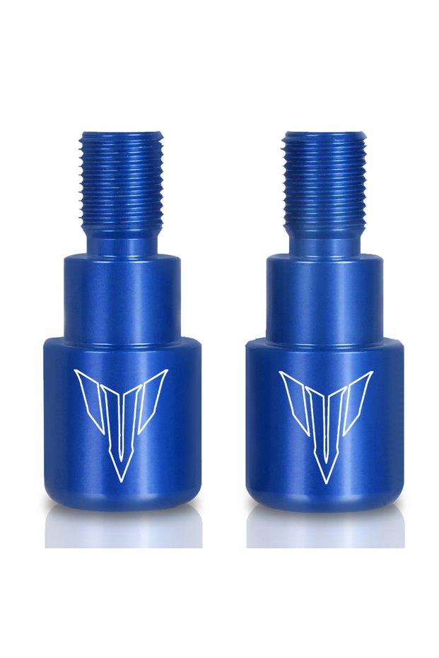 Blue A Motorcycle Handle Bar End Caps Handlebar Grips For Yamaha MT07 MT09 MT10 MT125 FZ1 FZ6 FZ6R F