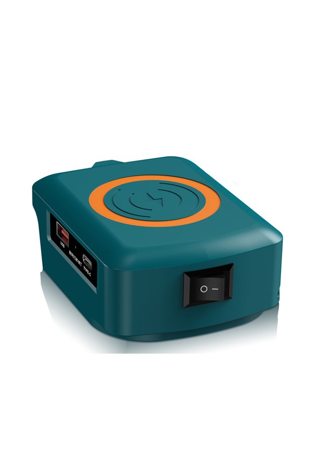 For Makita Wireless Phone Charger For Makita 18V Li-ion Battery Phone Charger with USB Port and TYPE