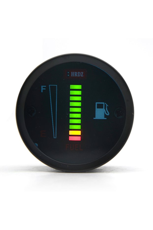 12V 2" 52mm Car Motorcycle Fuel Gauge LED Fuel Level Moto Meter Gauge Fuel Level Sensor 12V /24V Alu