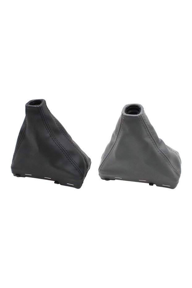 Black Car Gear Shifter Knob Boot Gaiter Dust Cover Shifter Sleeve, Easy Installation Replace Parts f