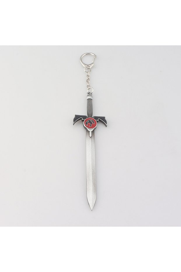 Sword-01 Cartoon Thundercats Keychain Women Men Jewelry Sword Weapon Model Metal Pendant Keyring For