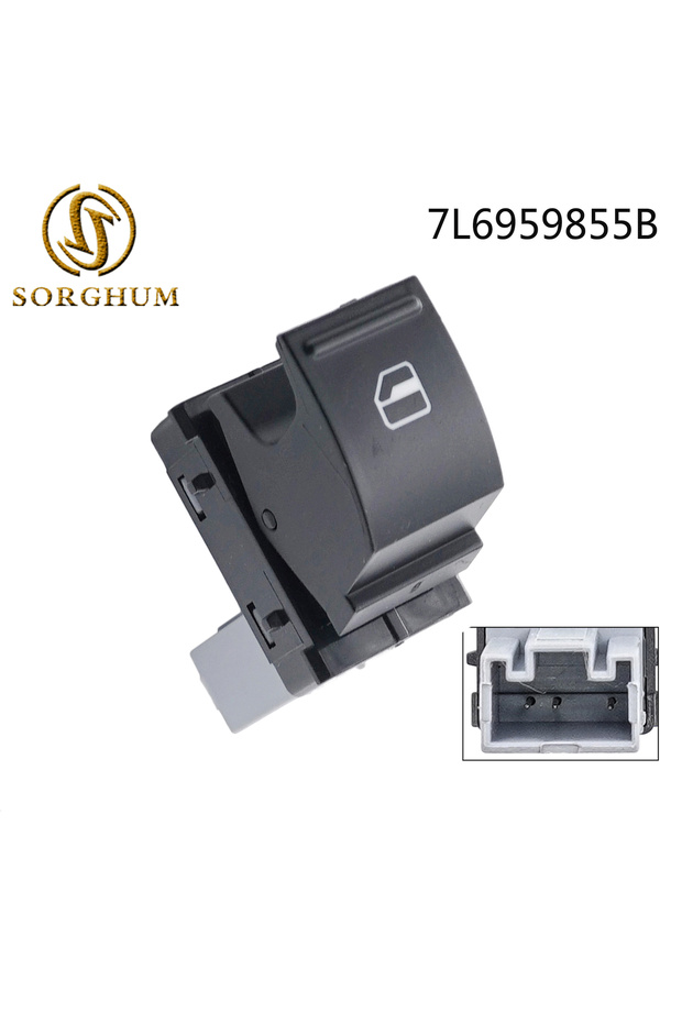 SORGHUM Window Power Switch Button 7L6959855B 1K0959855 For VW Golf MK5 6 Passat B5 Jetta B6 Amarok