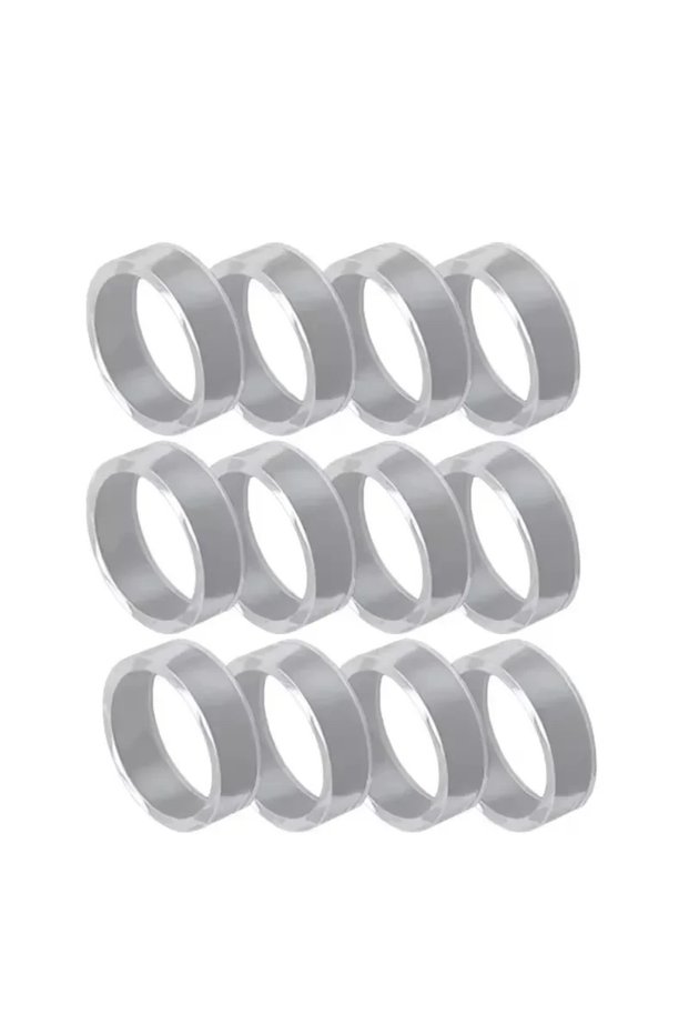 12pcs clear 12/2X Joystick Protector Rubber Invisible Elastic Protective Ring for Playstation Portal