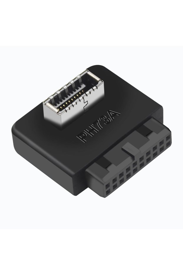 PH73A USB 3.0 Internal Header to USB Type C Front Type E Adapter 20/19-pin to Type C Converter Mothe