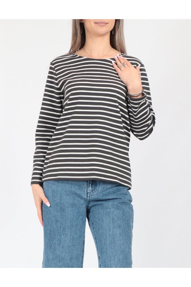 Bluza, Alb/Gri